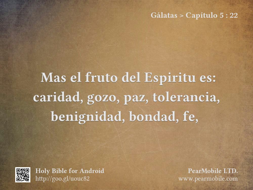 Gálatas, Capítulo 5:22